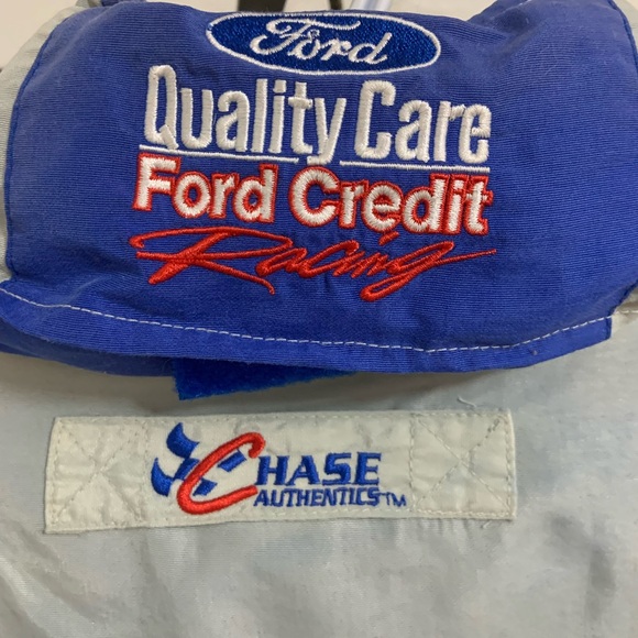 Vintage Dale Jarrett Robert Yates XL Nylon Nascar Jacket 1990s Chase Authentics - Picture 6 of 7